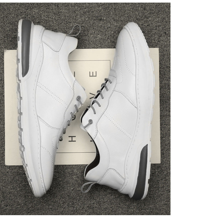 Tenis Casual De Piel Para Hombre – Estilo Sofisticado, Confort Diario [Edición Limitada]